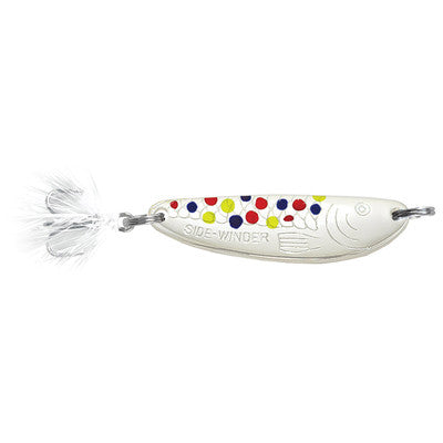 acme ice fishing lures Acme Ice Winder Flutter Spoon, 1/4 Oz, Glow Wonderbread