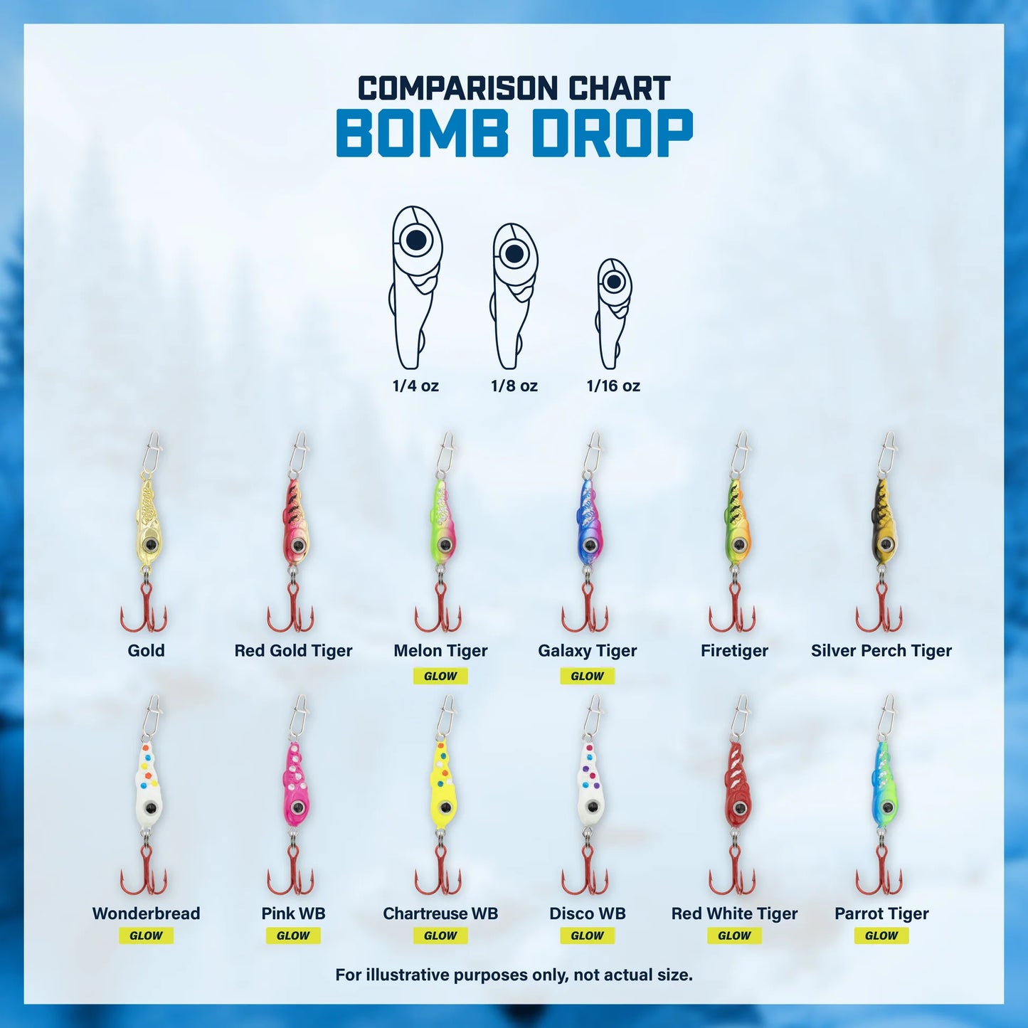 Clam Outdoors Tungsten Bomb Drop Spoon