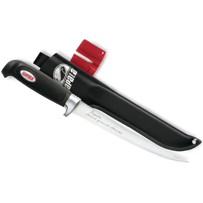 Rapala Soft Grip Fillet Knife w/ Sheath & Sharpener