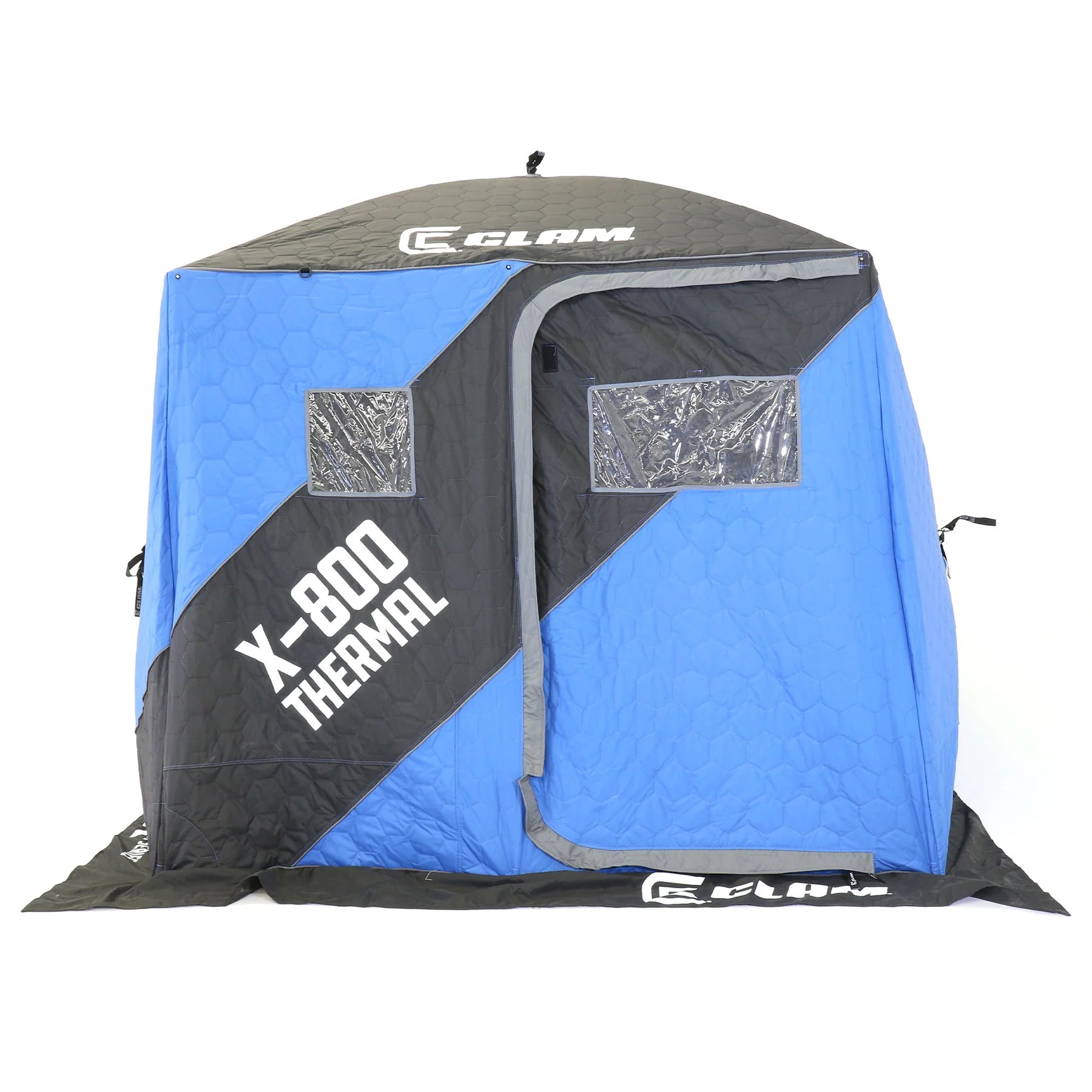 Clam X-800 Thermal - 6 Side Double Hub Shelter – Dakota Angler Clam X-800 Thermal - 6 Side Double Hub Shelter – Dakota Angler