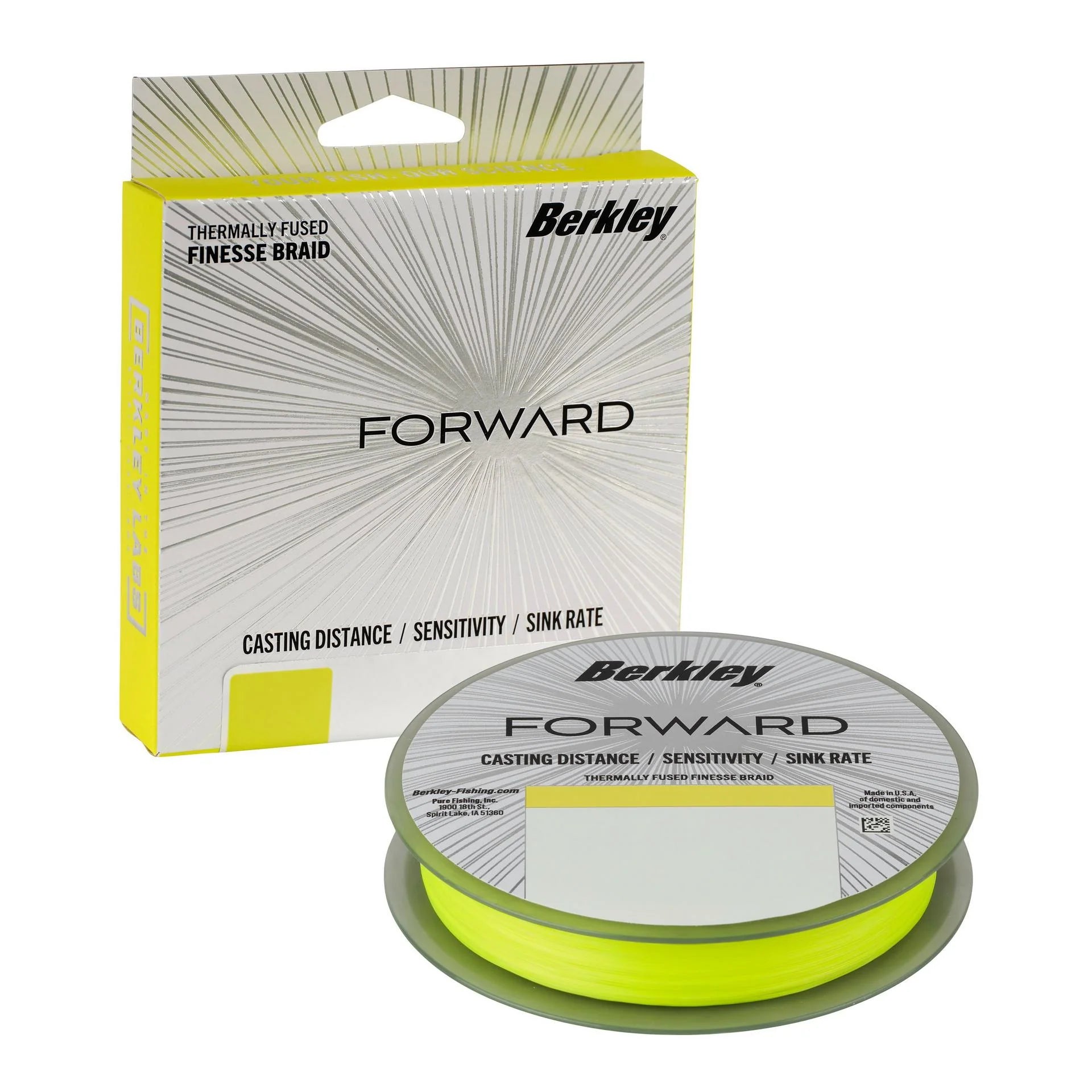 Berkley Forward Finesse Braid - Flame Green