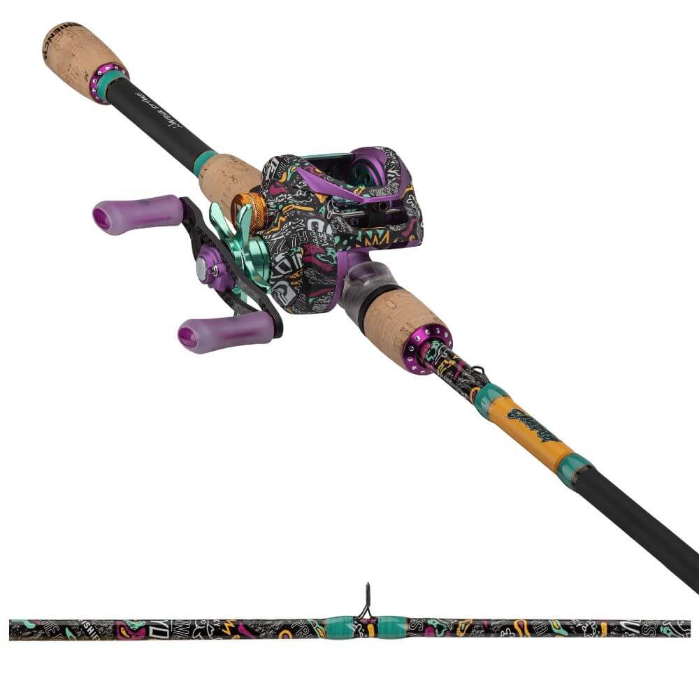 crazy baitcaster combo ProFISHiency 7' Krazy 3 Baitcast Right Hand Combo