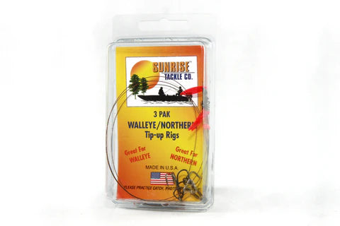 Sunrise Tackle Co. Kwik Set Tip-Up Walleye Rigs - 3 Pk.