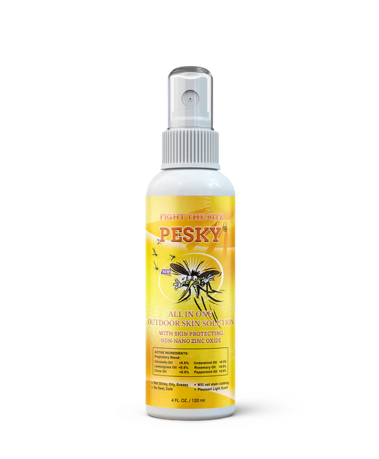 PESKY® Bug Away - All In One Outdoor Skin Solution with Skin Protecting Non-Nano Zinc Oxide