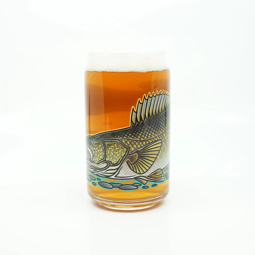 Casey Underwood Walleye Beer Glass