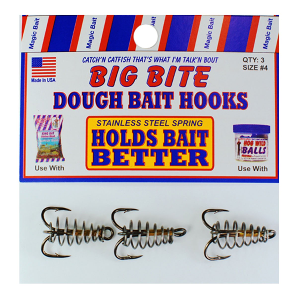 big hook fishing supplies Magic Bait Big Bite Dough Bait Hooks