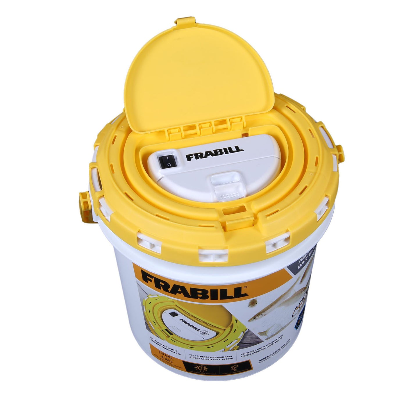 Frabill Insulated Bait Bucket With Aerator