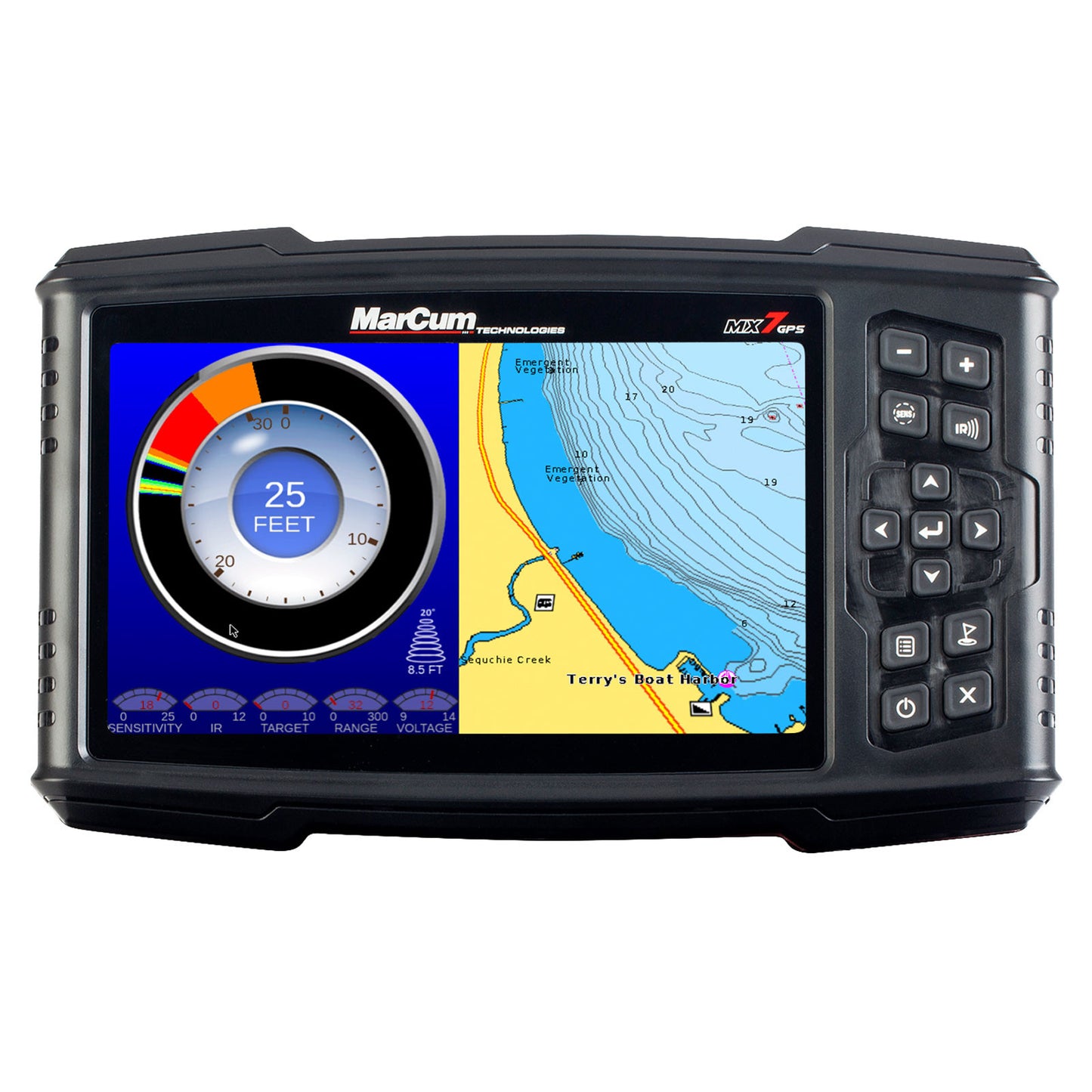 MarCum MX-7Li Digital Sonar System With GPS And Lithium Shuttle