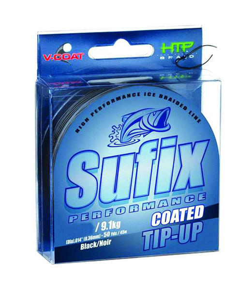 Sufix Performance V-Coat Tip-Up Line, Black