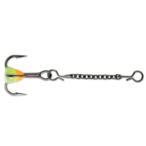 VMC Treble Dropper Chain 20mm / Orange Chartreuse Glow