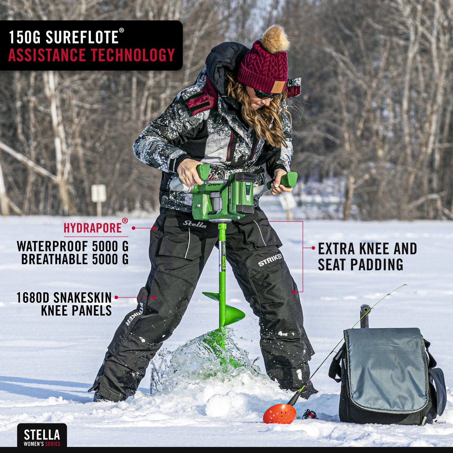 Striker Women's Stella Ice Fishing Bibs