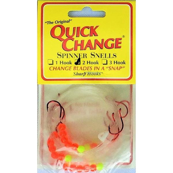 Quick Change 2 Hook Spinner Snells