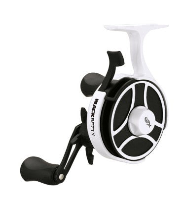 13 fishing black betty freefall ghost window inline ice reel 13 Fishing Black Betty FreeFall Ghost Inline Ice Reel