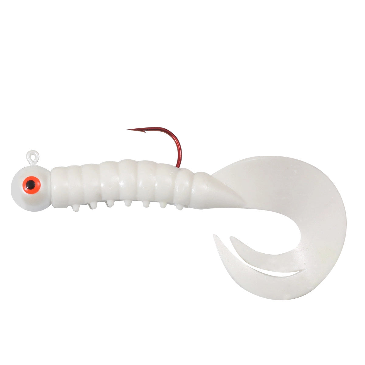 ball tail fishing lures Northland Tackle Rigged Gum-Ball Jig Grub 1/8oz / Smelt