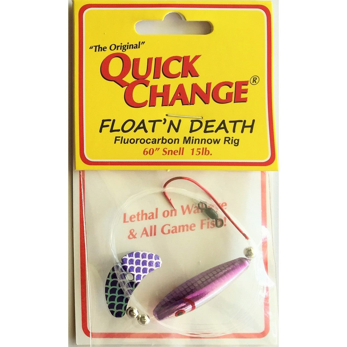 change fishing lures fast Quick Change Float'n Death – Dakota Angler