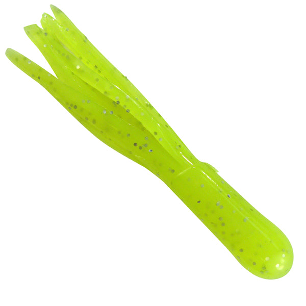  8 pk Green Pepper/Yellow Crappie Fishing Tube Jigs