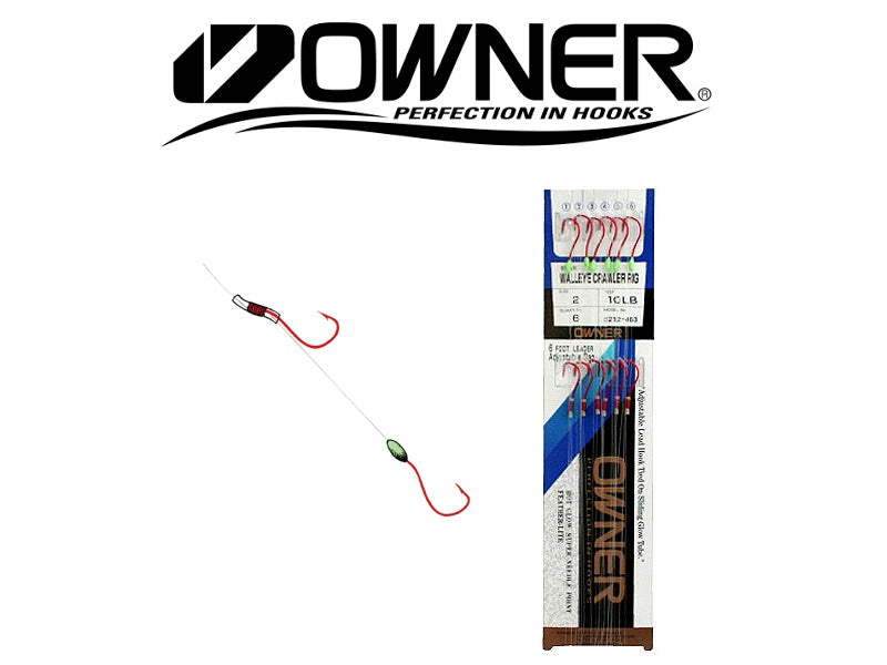 Owner Walleye Crawler Rig