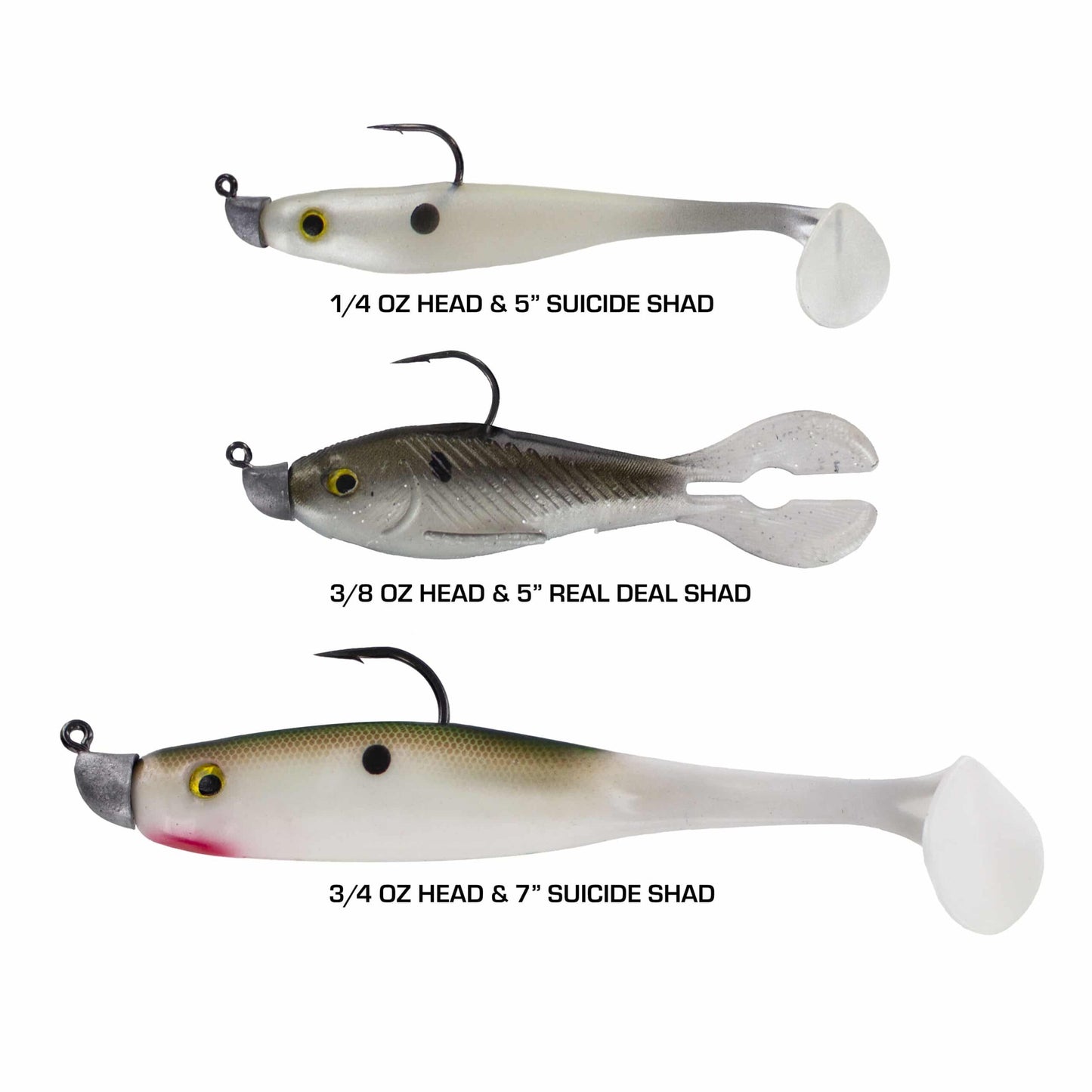 Big Bite Baits Swimbait Head Unpainted