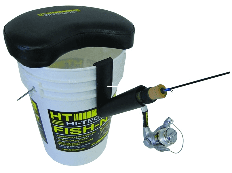 fishing bucket with rod holder HT Bucket Master Rod Holder – Dakota Angler