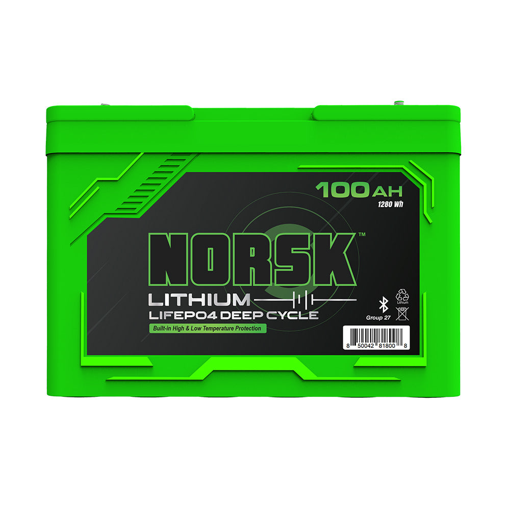 Norsk 100AH 12V LIFEPO4 Deep Cycle Battery – Guardian
