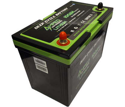 100Ah Lithium Battery (LiFePO4) 12.8V - Bluetooth - IP67 Waterproof - Heated