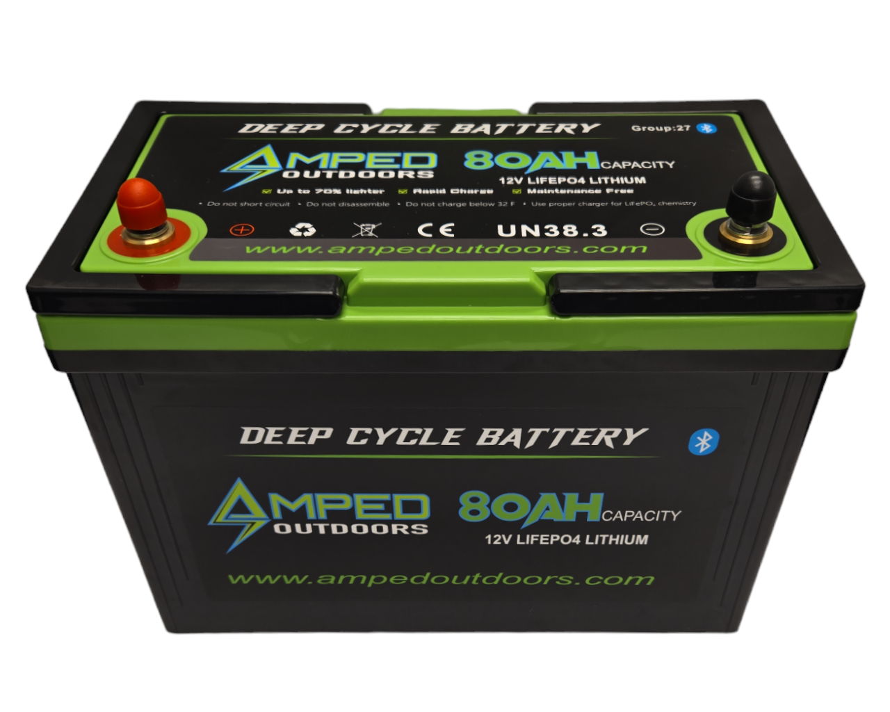 80Ah Lithium Battery (LiFePO4) 12.8V - Bluetooth