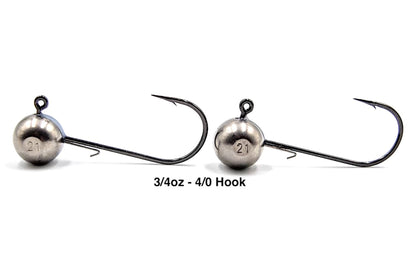 Widow Maker Tungsten Round Jig Head