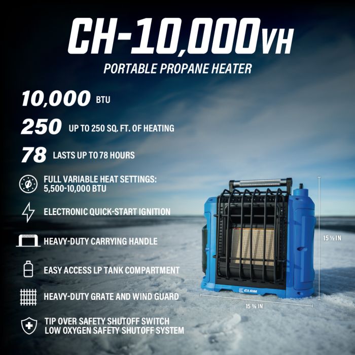 Clam Heater – CH-10000vh