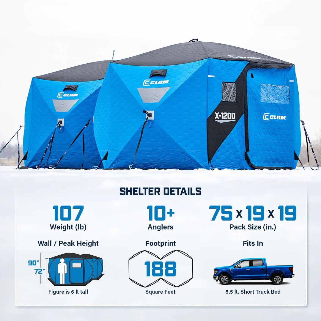 Clam Outdoors X-1200 Thermal Hub