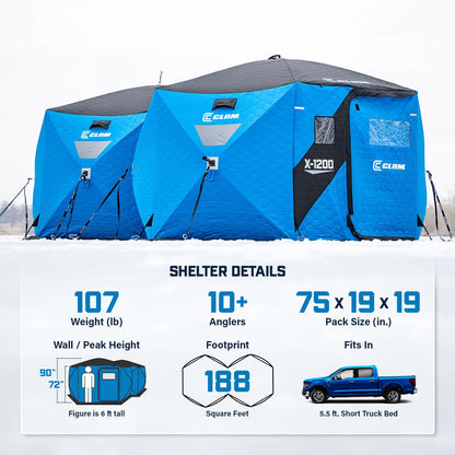 Clam Outdoors X-1200 Thermal Hub