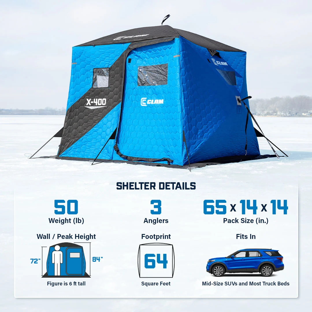 Clam Outdoors X-400 Thermal Hub