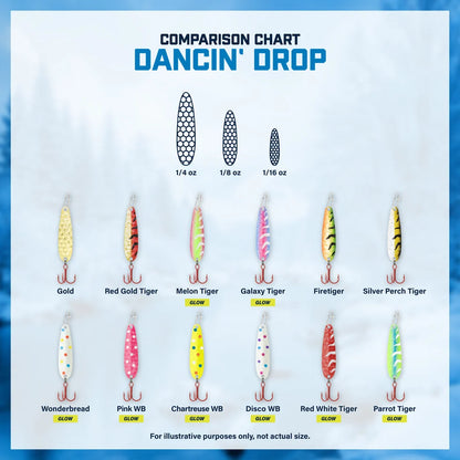 Clam Outdoors Tungsten Dancin' Drop Spoon