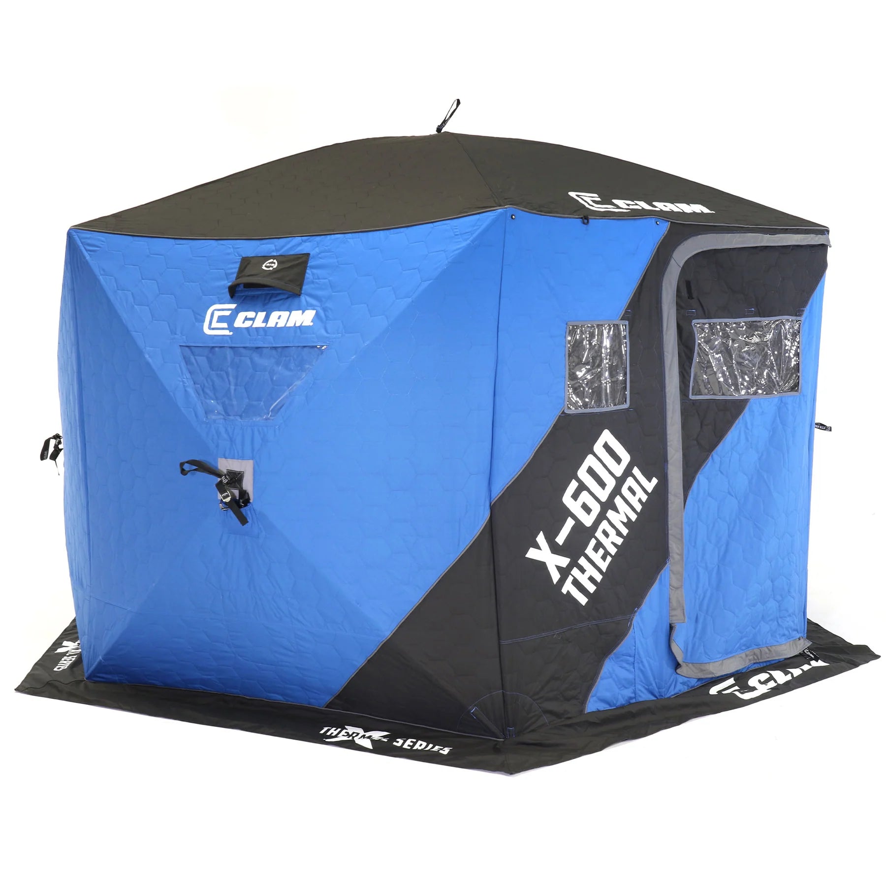 Clam X-600 Thermal - 6 Side Hub Shelter – Dakota Angler Clam X-600 Thermal - 6 Side Hub Shelter – Dakota Angler