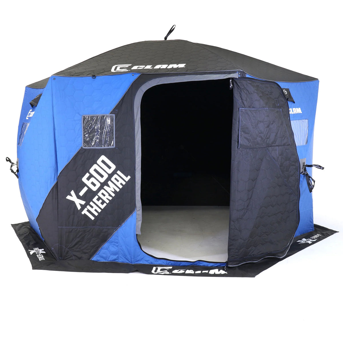 Clam X-600 Thermal - 6 Side Hub Shelter – Dakota Angler Clam X-600 Thermal - 6 Side Hub Shelter – Dakota Angler