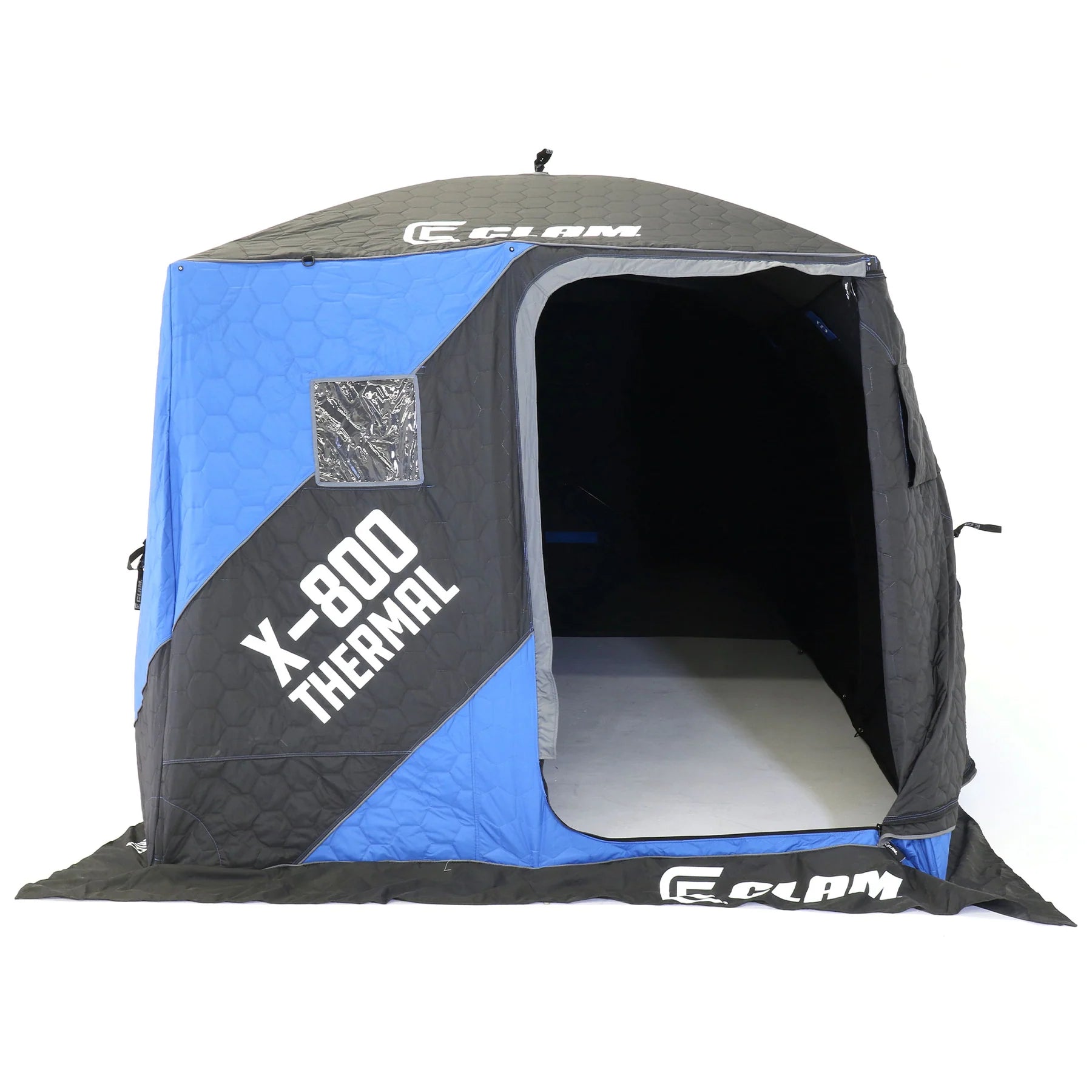 Clam X-800 Thermal - 6 Side Double Hub Shelter – Dakota Angler Clam X-800 Thermal - 6 Side Double Hub Shelter – Dakota Angler