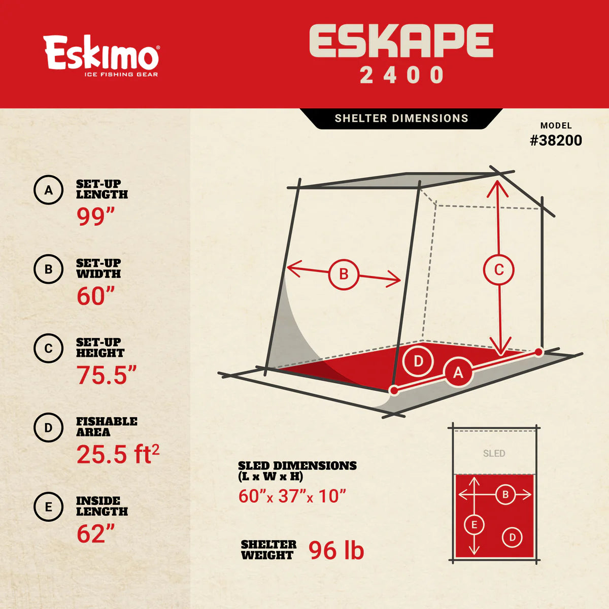 Eskimo Eskape 2400