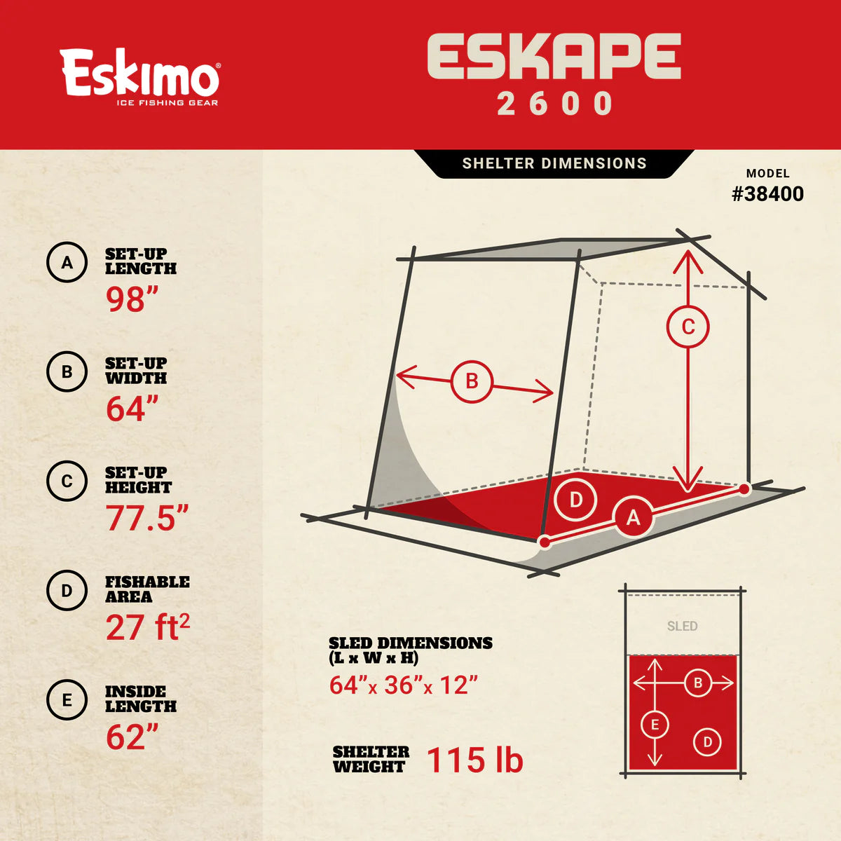 Eskimo Eskape 2600