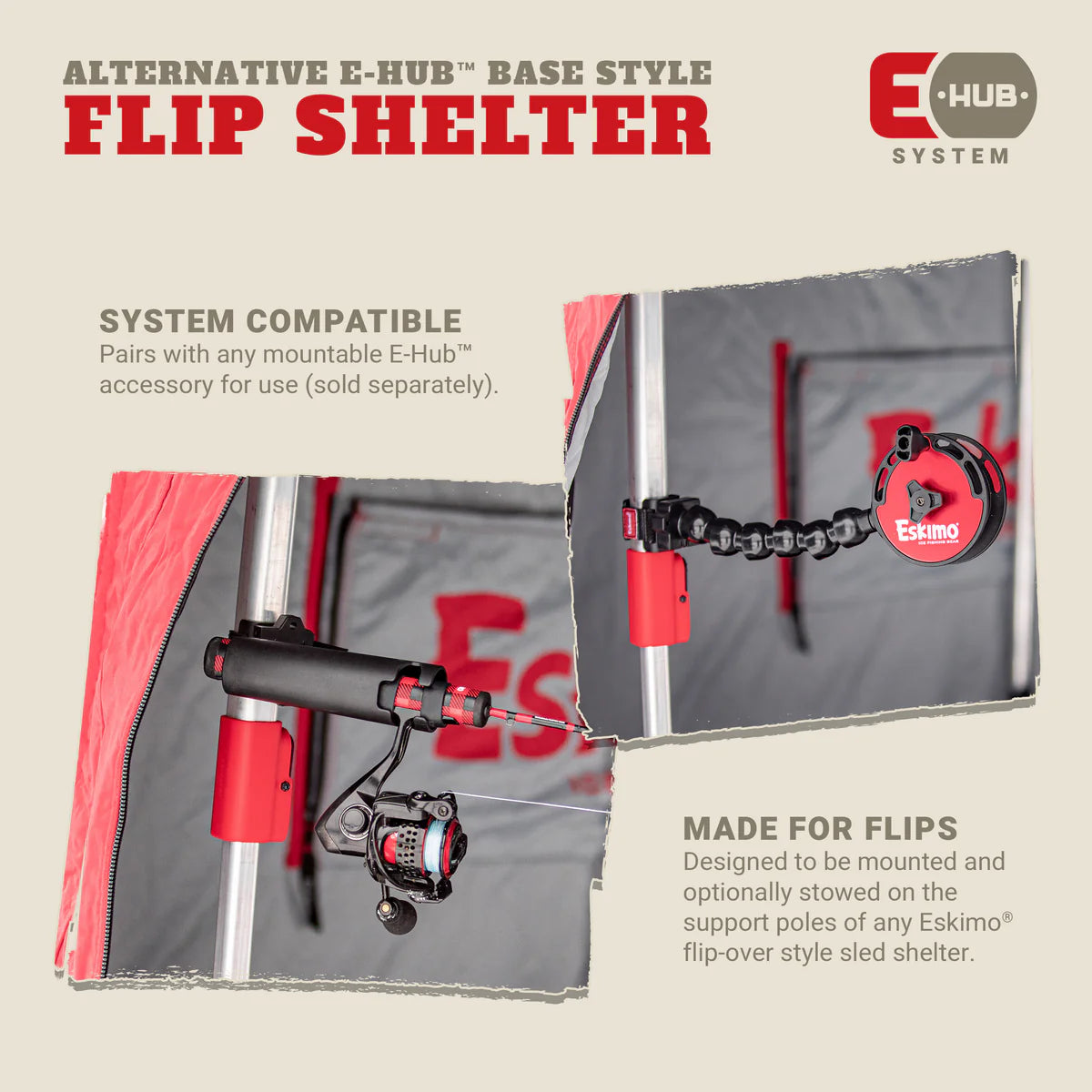 Eskimo E-Hub Flip Shelter Base