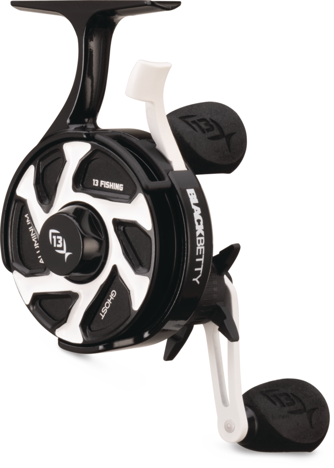 13 Fishing Black Betty FreeFall Ghost Inline Ice Reel