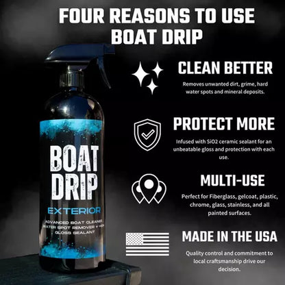 Boat Drip Exterior Cleaner 32oz Bottle