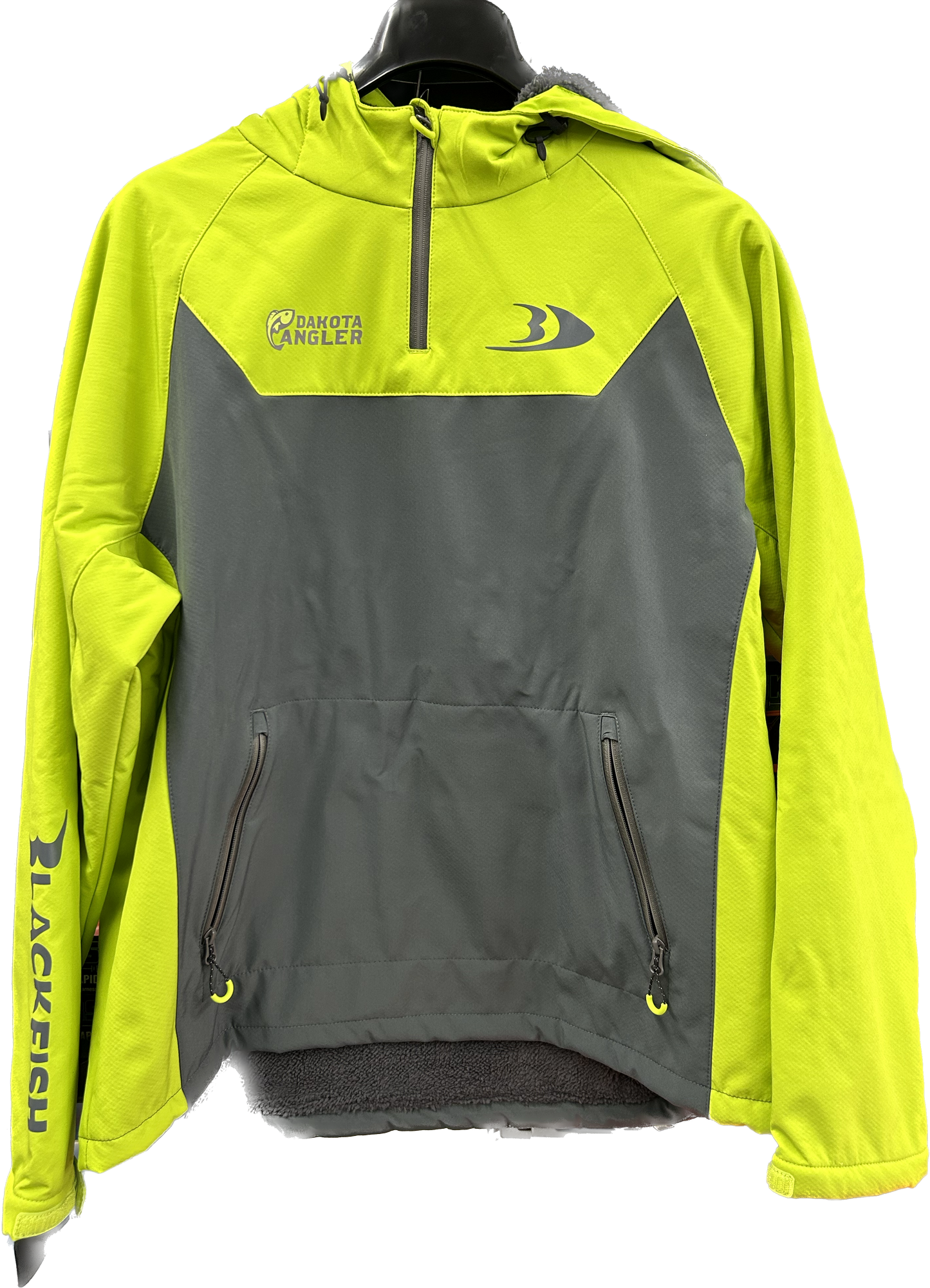 Blackfish Men's Gale Softshell Pullover- Dakota Angler Chest Patch