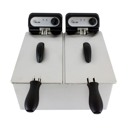 Chard Double 3-Liter Stainless Steel Deep Fryer