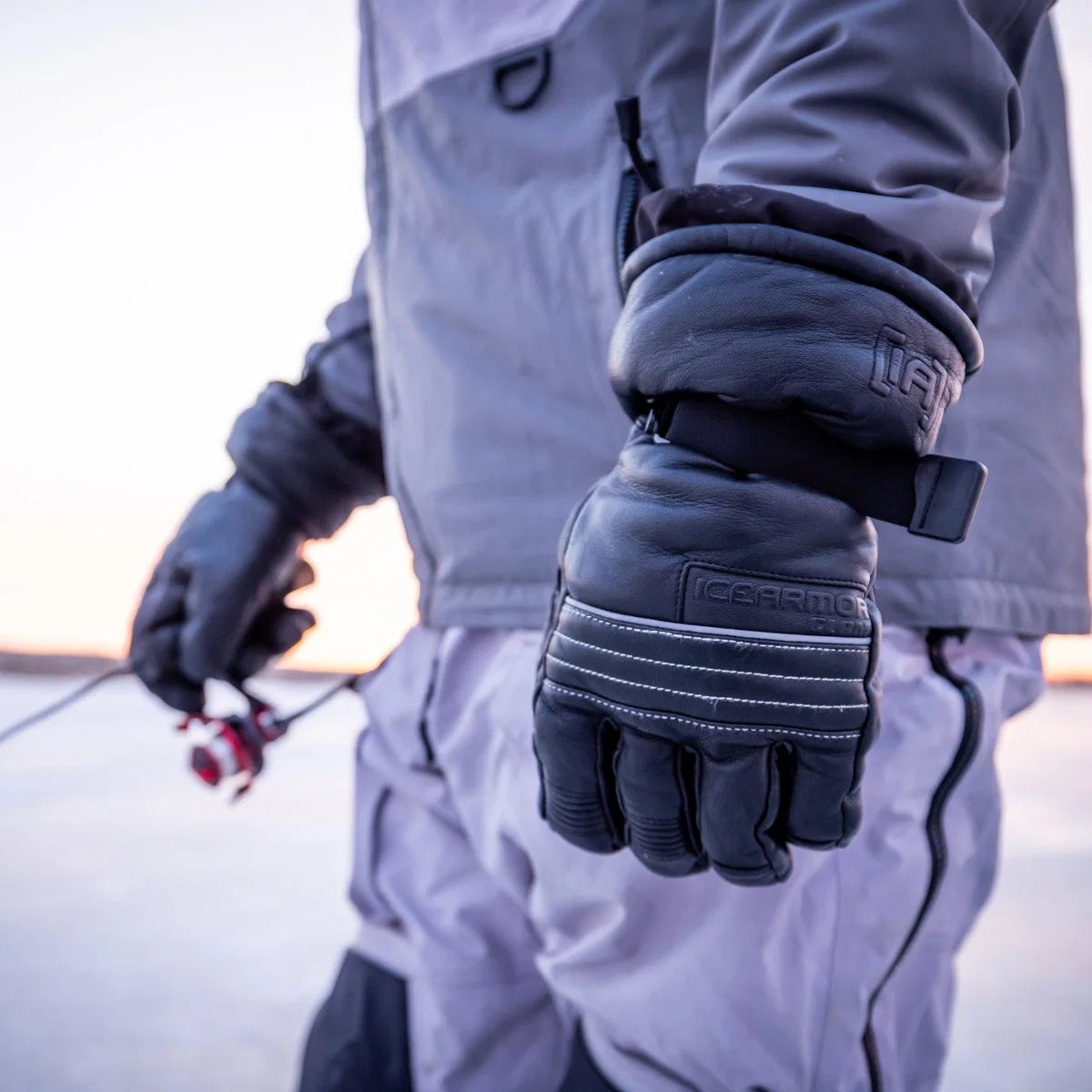 IceArmor by Clam Renegade Leather Gloves