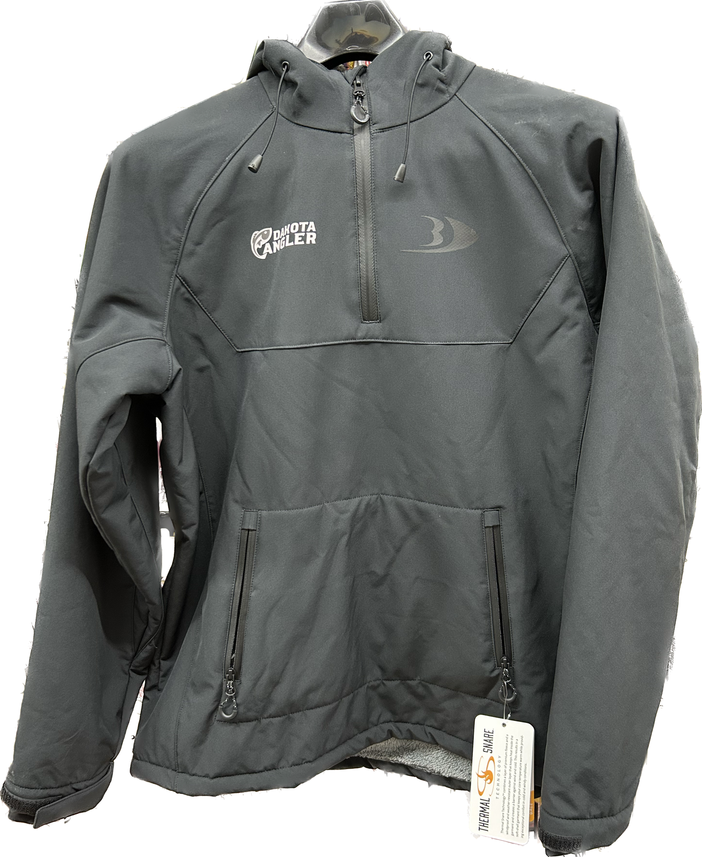 Blackfish Men's Gale Softshell Pullover- Dakota Angler Chest Patch