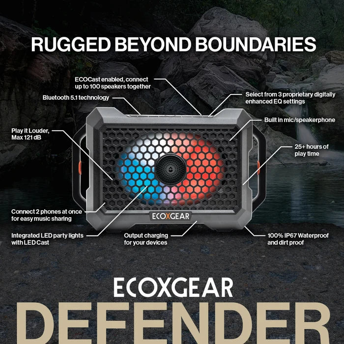 EcoXGear The Defender Portable Speaker
