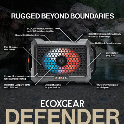 EcoXGear The Defender Portable Speaker