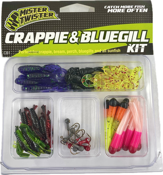 Mister Twister Crappie & Bluegill Kit (57 Pieces)