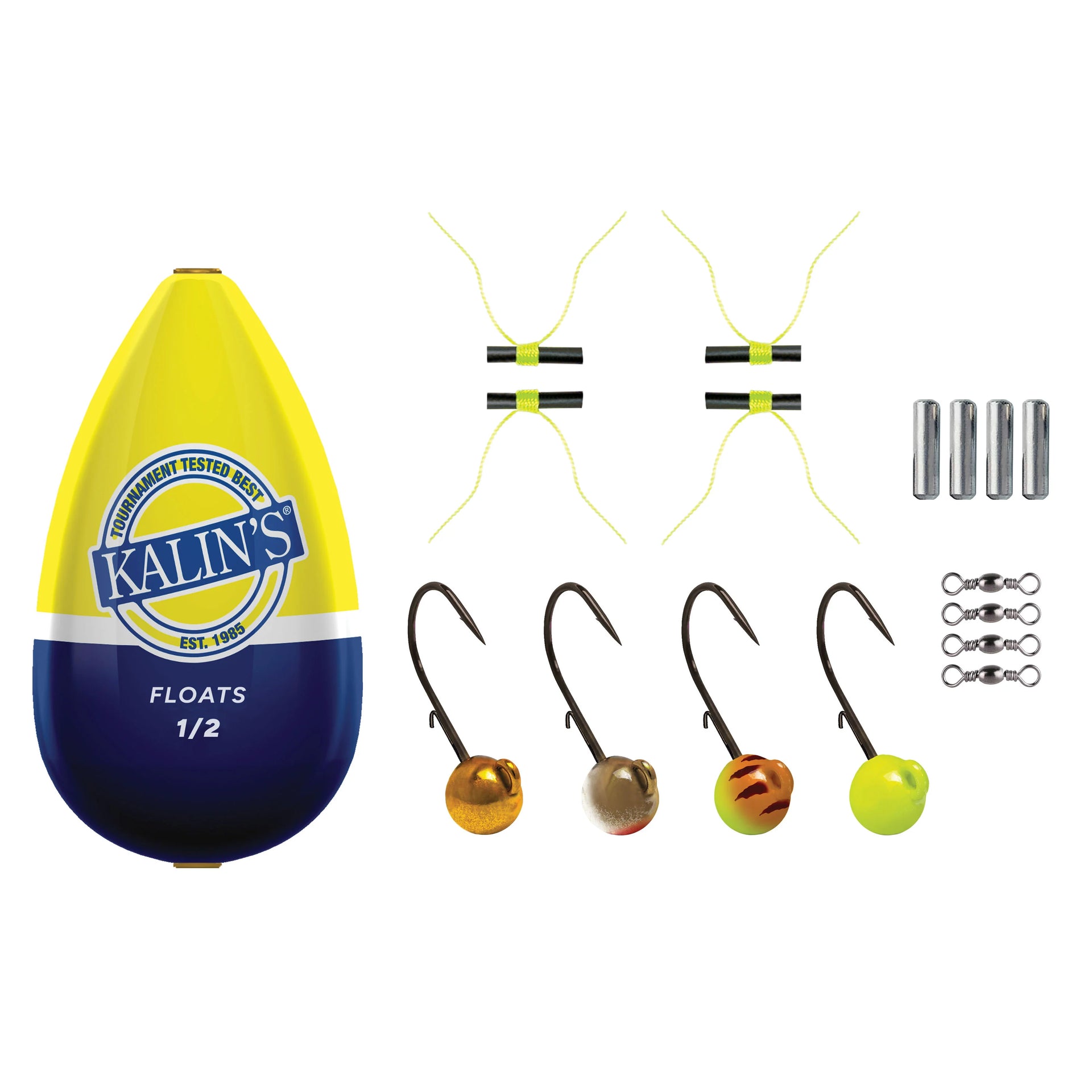 Ben Buckle NOVICE グライダーキット 50インチ Kalin's 21 Piece Slip Bobber Kit – Dakota Angler