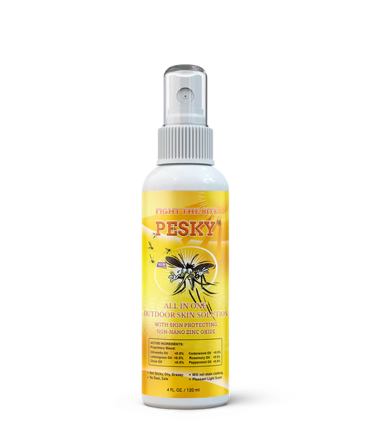 PESKY® Bug Away - All In One Outdoor Skin Solution with Skin Protecting Non-Nano Zinc Oxide