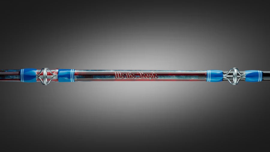 patriot custom fishing rods Catch the Fever 7'6" Hellcat Casting yet it has the PATRIOT DESIGN - MADE IN